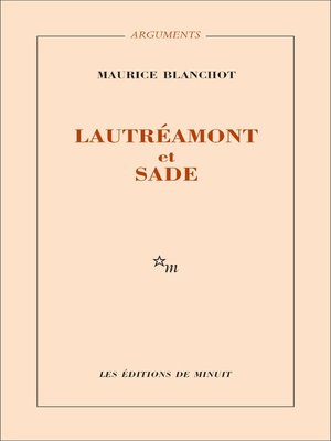 cover image of Lautréamont et Sade